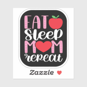 REPETENTIE VAN DE VASTSTELLINGSMOTOR  MOM LIFE Cut Sticker