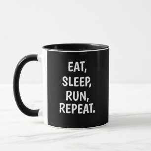 Répéter la course de sommeil - Mug coureur