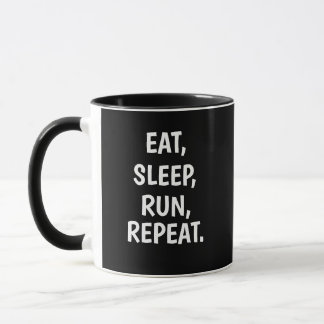 Répéter la course de sommeil - Mug coureur
