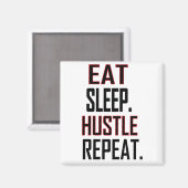 REPETEREN VAN DE VASTE SLAAPHUSTLE MAGNEET (Voorkant / Achterkant)