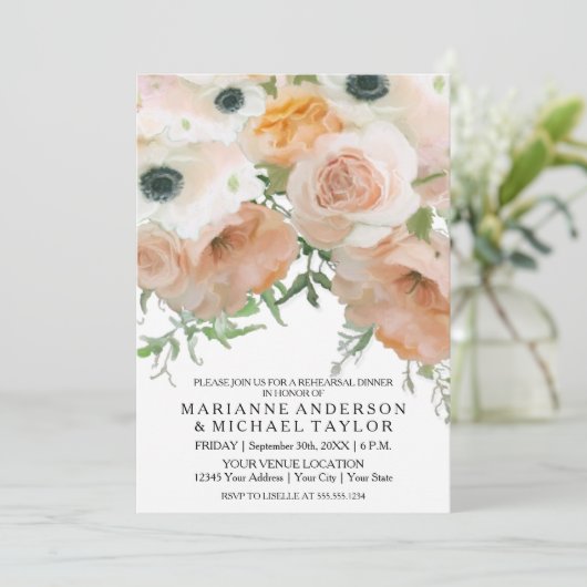 repetitie binnenste pasta's Engels Roos ventilator Kaart (Staand voorkant)