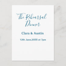 Repetitie diner de avond voor eenvoudig minimaal