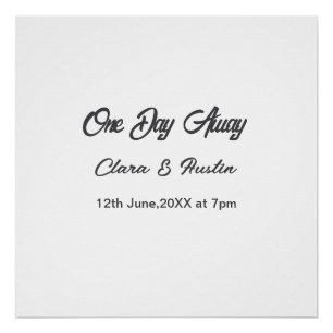 Repetitie diner één dag ervoor avond voor naam da perfect poster