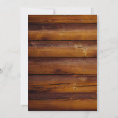 repetitie diner pompoen bruiloft taart uitnodiging (Achterkant)