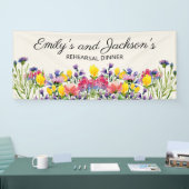 Repetitie Diner Wildflowers Naam Spandoek (Beurs)
