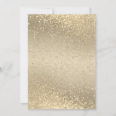 repetitie in Gold en Gold Glitter Kaart (Achterkant)