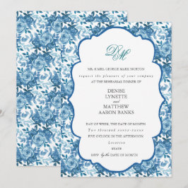 Repetitie van het Spun Sugar & Skydiver Blue-huwel Kaart