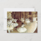 Répétition de Degas sur le mariage sur scène RSVP (Dos)