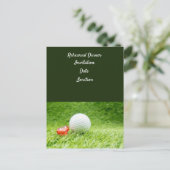 Répétition de golf Invitation au dîner de mariage  (Debout devant)