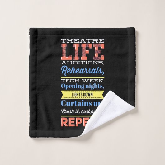 Répétition de la vie de théâtre (Gant de toilette)