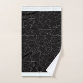 Répétition de Triangle Blanc (Serviette à main)