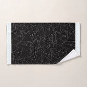 Répétition de Triangle Blanc (Serviette à main)