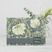 Répétition des fleurs vintages invitations à dîner (Debout devant)