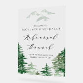 Répétition des forêts d'aquarelle Brunch (Angle)