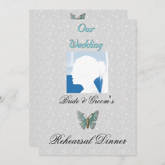 RÉPÉTITION DÎNER INVITATIONS MODÈLE (Devant / Derrière)