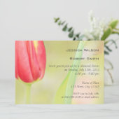 Répétition florale romantique invitations à dîner (Debout devant)