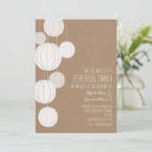 Répétition inspirée de carte de lanternes blanches (Debout devant)