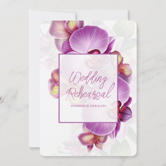 Répétition mariage et invitation à dîner Code QR (Devant)