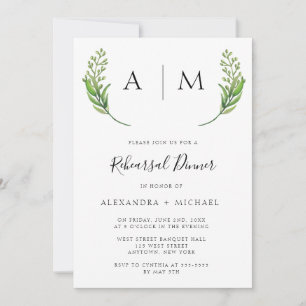 Répétition Monogram Greenersal Invitations