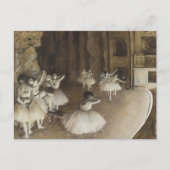 Répétition sur scène par Edgar Degas Carte postale (Devant)