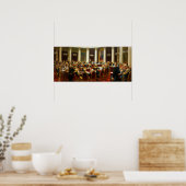 repin - ceremoniële zitting van de staatsraad 1901 poster (Keuken)