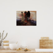 Repin - volg me satan 1895 poster (Keuken)