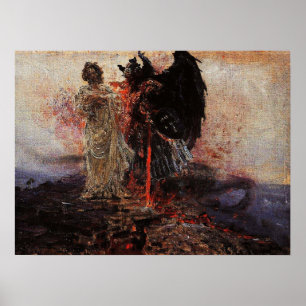 Repin - volg me satan 1895 poster