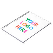 Replace Logo With Your Own | Modern Personalized  Notitieboek (Linkerzijde)