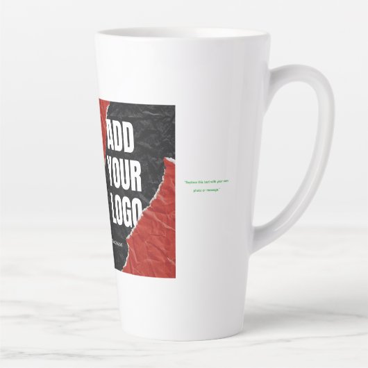 Replace this text with your own photo or message latte mok (Rechts)