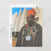 Replica Ghana, stamhoofd Briefkaart (Voorkant / Achterkant)