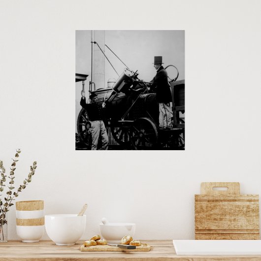 Replica of Stephensons Rocket, 1929 Poster (Keuken)