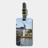 Replica of the Statue of Liberty - Paris, Frankrij Bagagelabel (Voorkant verticaal)