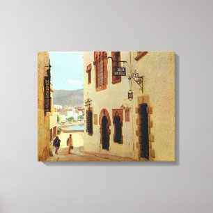 Replica Spanje, Sitges Old City Canvas Afdruk