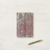 Replica stadskaart Amsterdam 1652 Post-it® Notes (Op bureau)