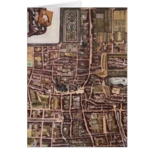 Replica stadskaart van Den Haag 1649