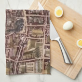 Replica stadskaart van Den Haag 1649 Theedoek (Quarter Fold)