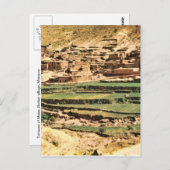 Replica  Terraces van Maize, Berber Briefkaart (Voorkant / Achterkant)