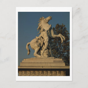 Replica van een van de twee oorspronkelijke "Marly Briefkaart