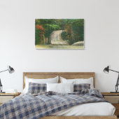 Replica van Gen Burgoyne's Last Bridge Canvas Afdruk (Insitu (Slaapkamer))