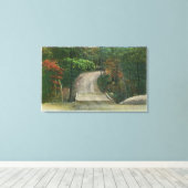 Replica van Gen Burgoyne's Last Bridge Canvas Afdruk (Insitu (Houten vloer))