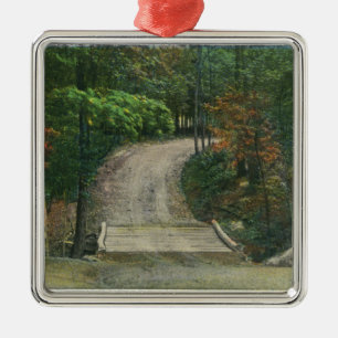 Replica van Gen Burgoyne's Last Bridge Metalen Ornament