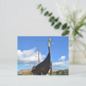Replica Viking Longship Briefkaart (Staand voorkant)