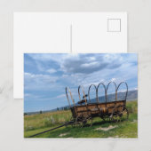 Replica wagon in de stad Rocks, Idaho Briefkaart (Voorkant / Achterkant)