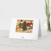 Réplique, Antique première carte de Noël, 1843, (Dos)