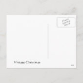 Réplique carte de Noël vintage, années 1930 (Dos)