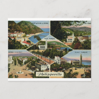 Réplique Carte postale Vintage Algérie, Philippevi