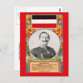 Réplique carte    postale VintageKaiser Wilhelm II (Devant / Derrière)
