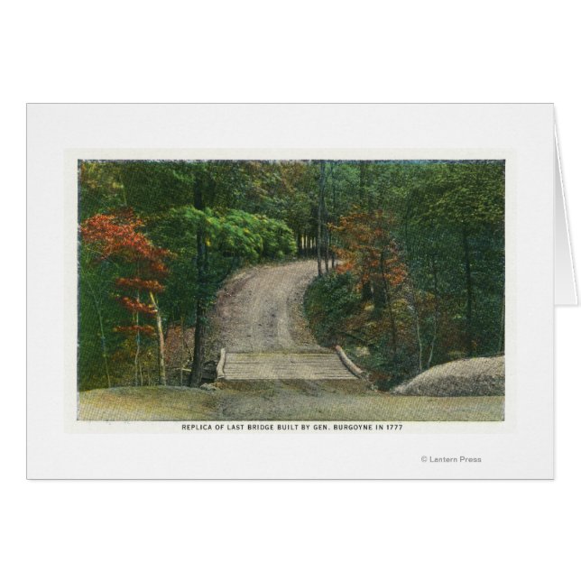 Réplique du pont Dernier du général Burgoyne (Devant horizontal)