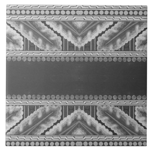 Repo  Geometric Grecian Floral Tile Tegeltje (Voorkant)