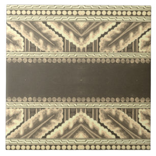 Repo  Geometric Grecian Floral Tile Tegeltje